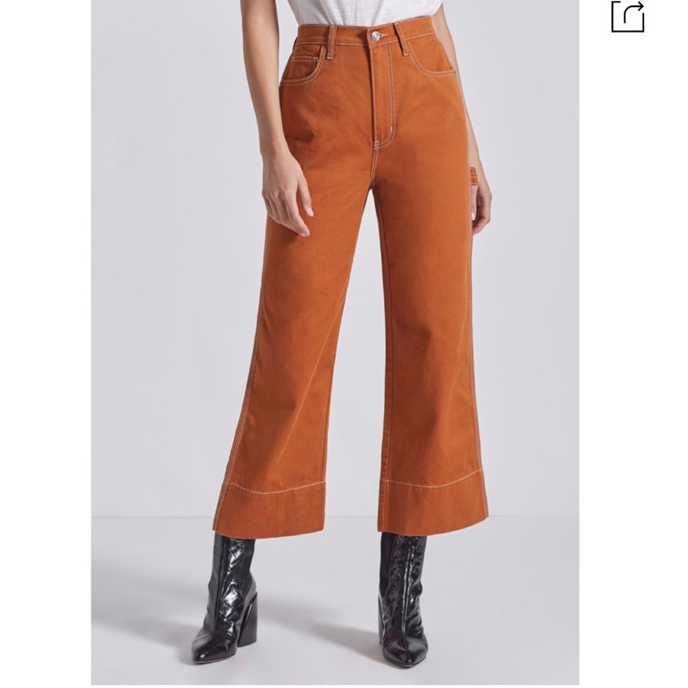 Current Elliott cropped wide leg pant- NWT- SZ.26